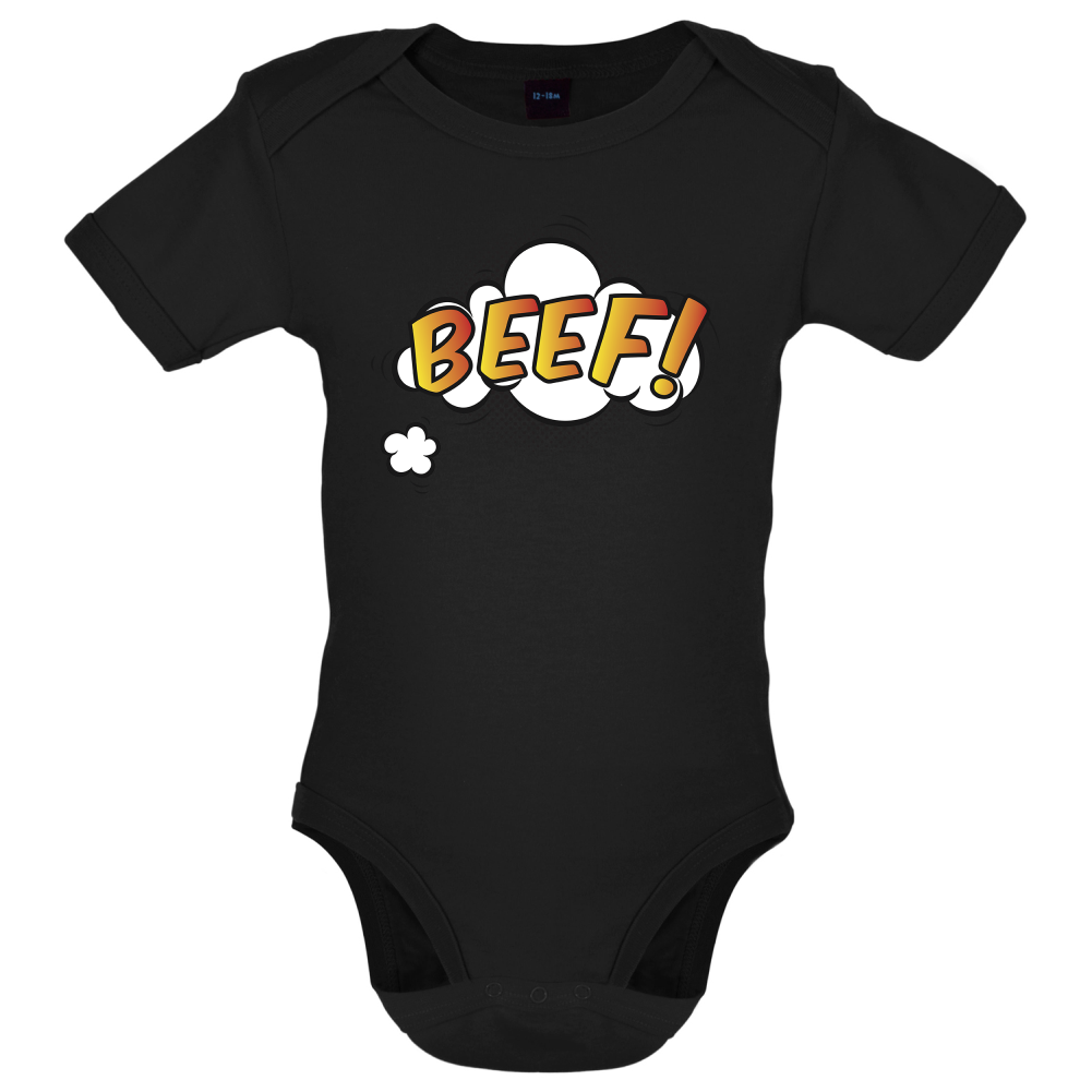 BEEF Word Art Baby T Shirt