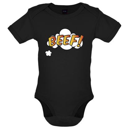 BEEF Word Art Baby T Shirt