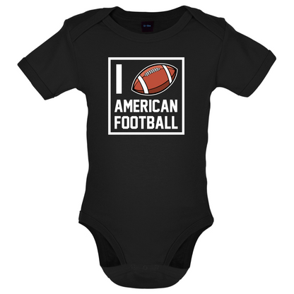 I Heart American Football Baby T Shirt