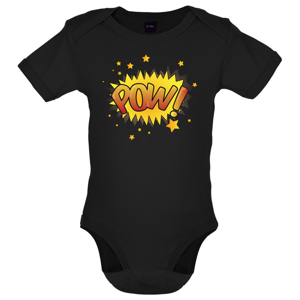 Pow! Word Art Baby T Shirt