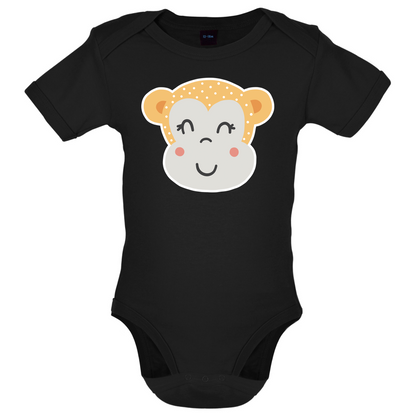 Smiley Face Monkey  Baby T Shirt
