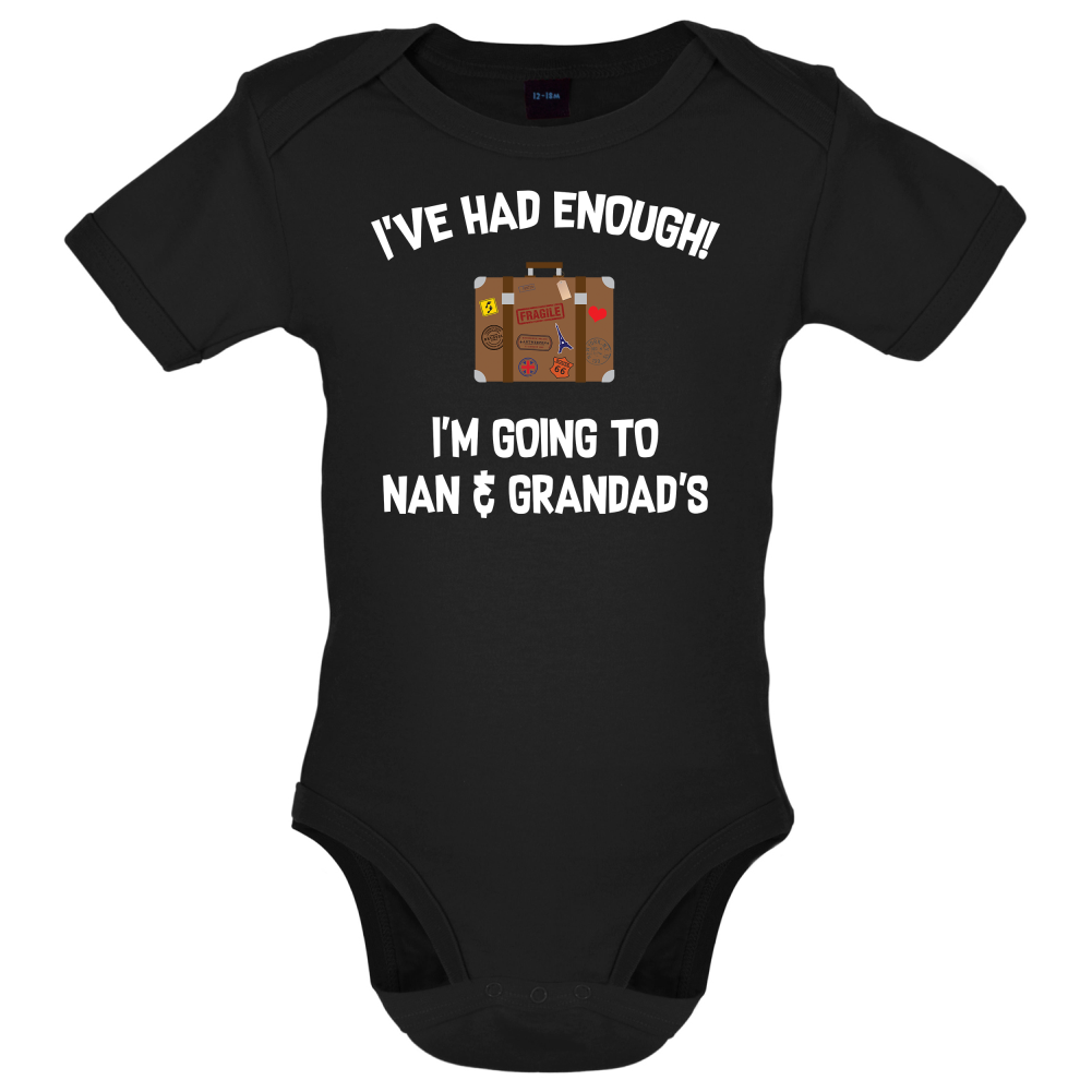 I'm Going To Nan And Grandad's Baby T Shirt