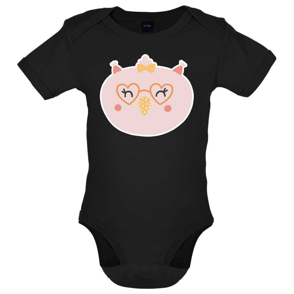 Smiley Face Chick Baby T Shirt