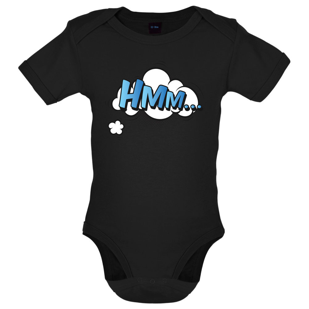 Hmm... Word Art Baby T Shirt