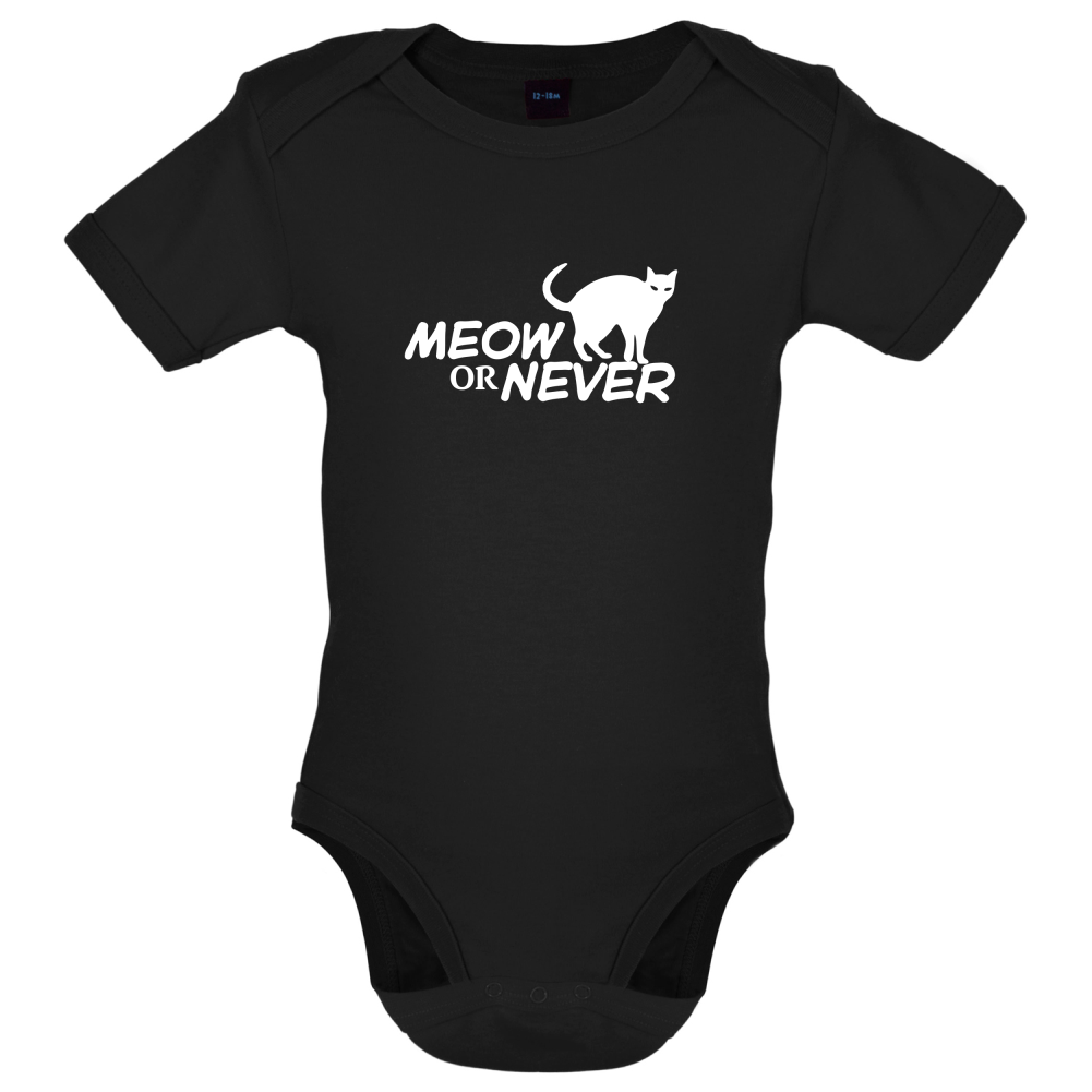 Meow Or Never Baby T Shirt
