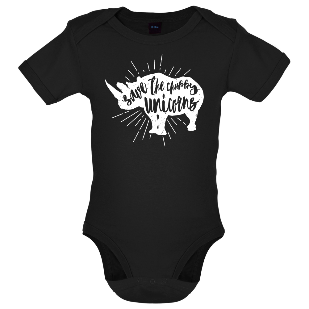 Chubby Unicorns Baby T Shirt