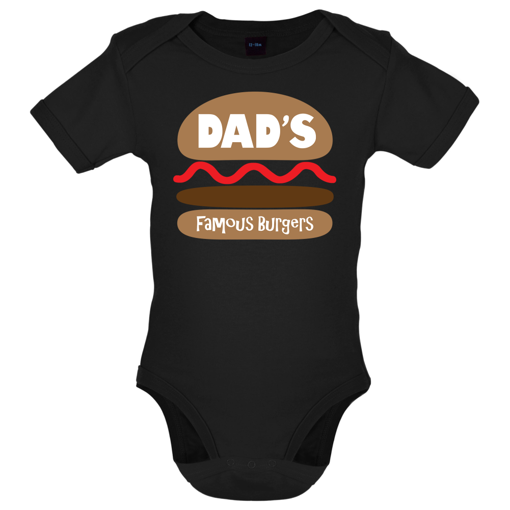 Dad's Famous Burgers Baby T Shirt