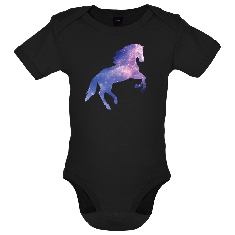 Galaxy Horse Baby T Shirt