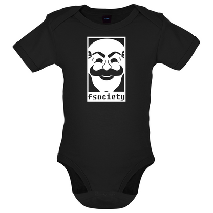Fsociety Mask Baby T Shirt