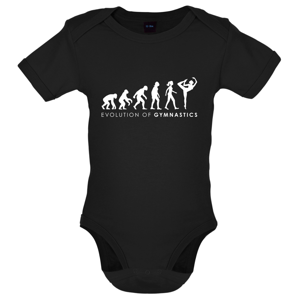 Evolution Of Woman Gymnastics Baby T Shirt