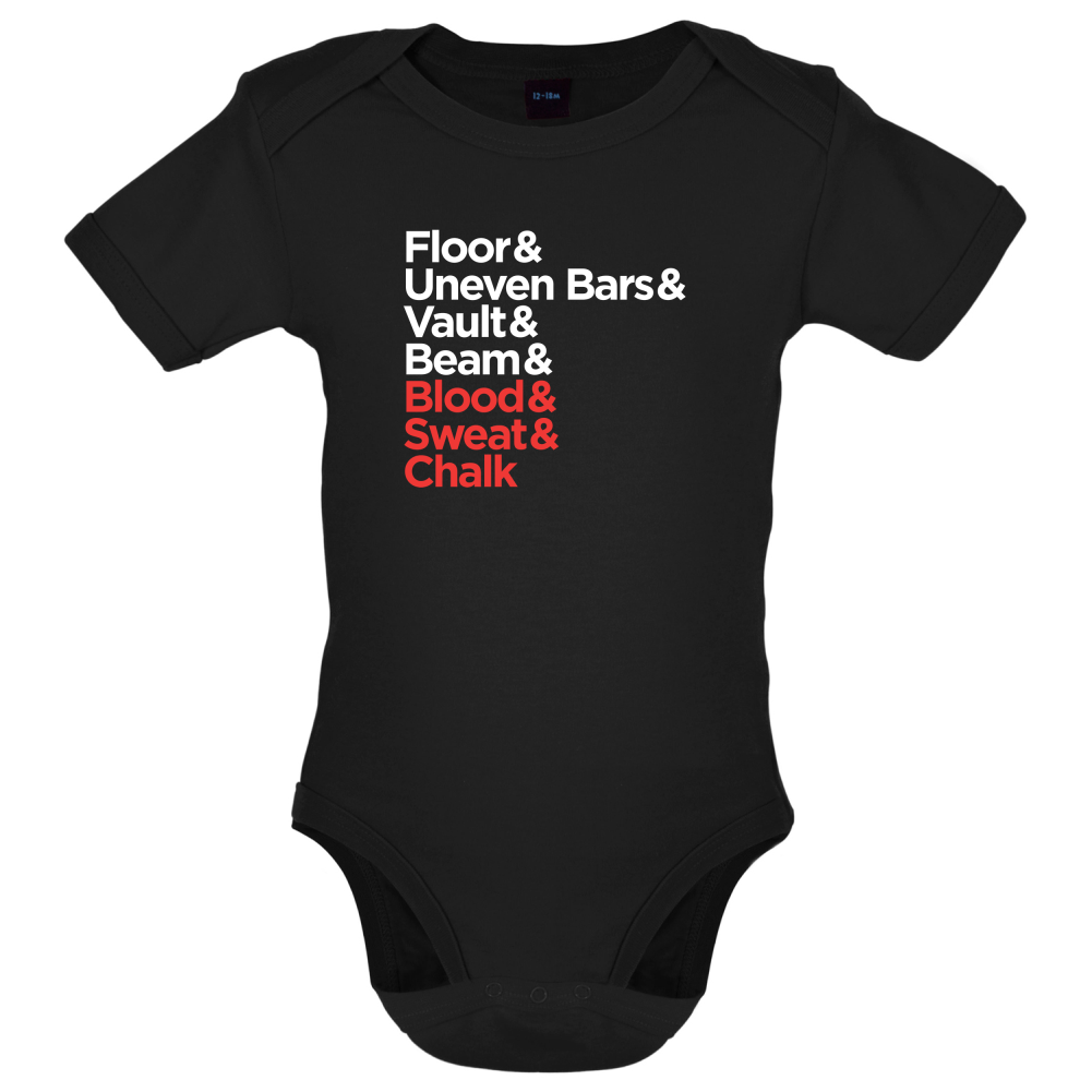 Blood Sweat And Chalk Baby T Shirt