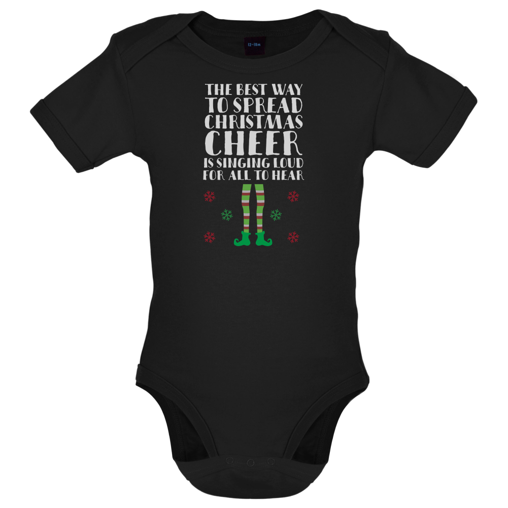 Spread Xmas Cheer, For All To Hear Baby T Shirt