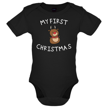 Reindeer First Xmas Baby T Shirt
