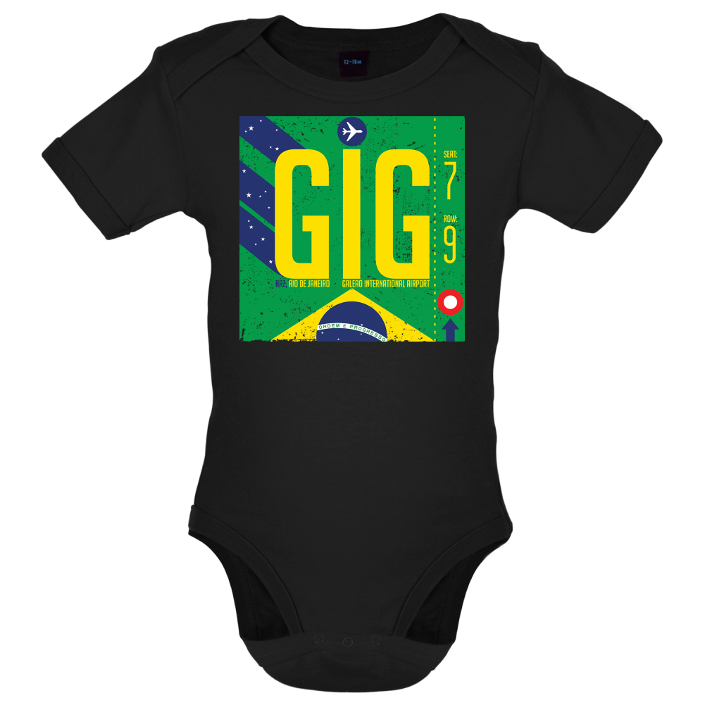 Rio Airport Baby T Shirt