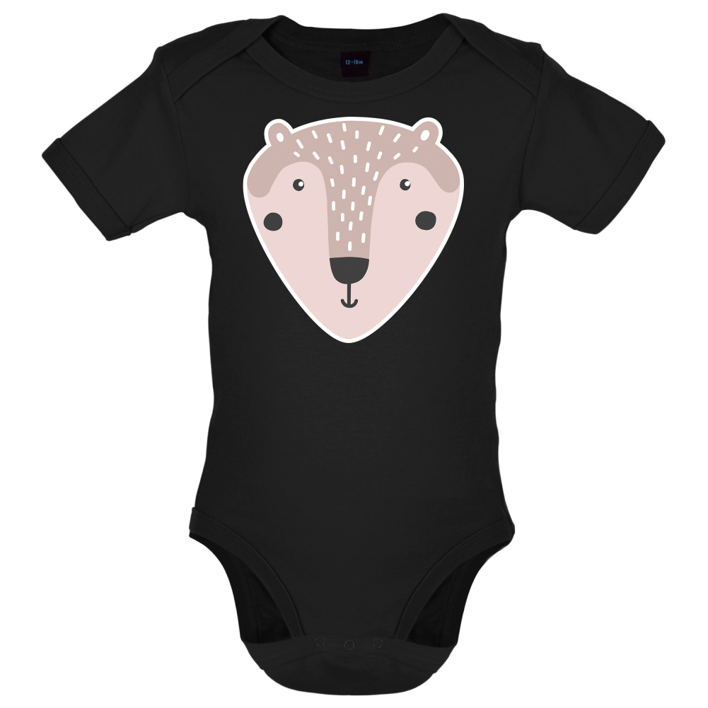 Smiley Face Mr Bear Baby T Shirt