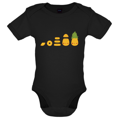 Evolution Of Pineapple Baby T Shirt
