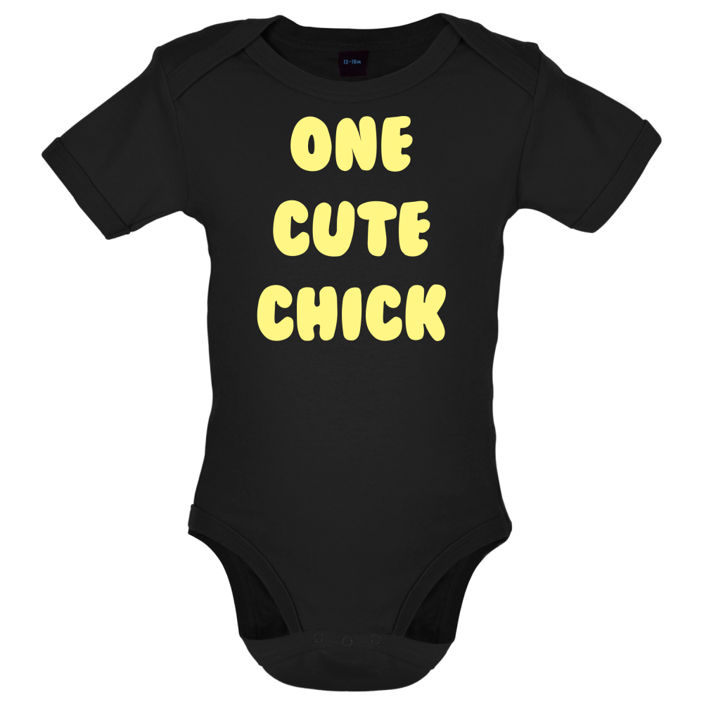 One Cute Chick  Baby T Shirt