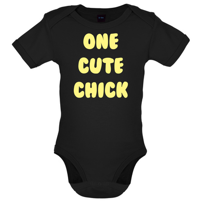 One Cute Chick  Baby T Shirt