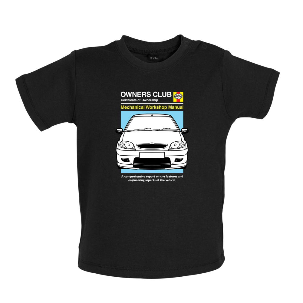 Car Owners Manual Citreon Saxo Baby T Shirt