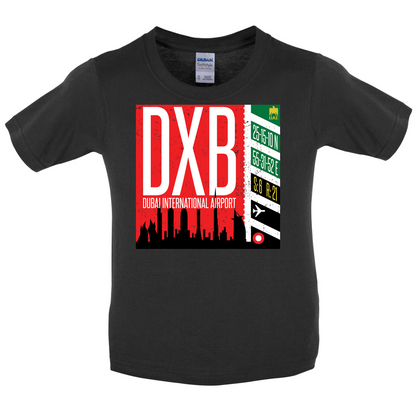 Dubai Airport Kids T Shirt