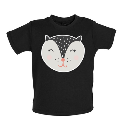 Smiley Face Badger Mrs T Shirt