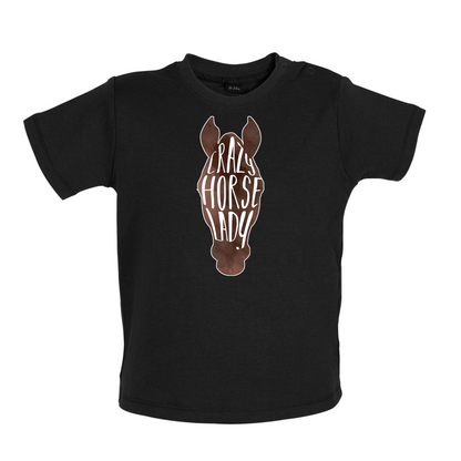 Crazy Horse Lady Baby T Shirt