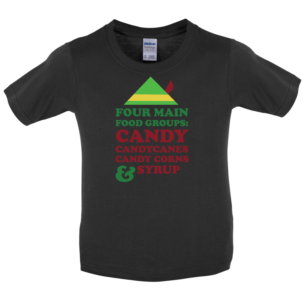 Christmas Food Groups Baby T Shirt