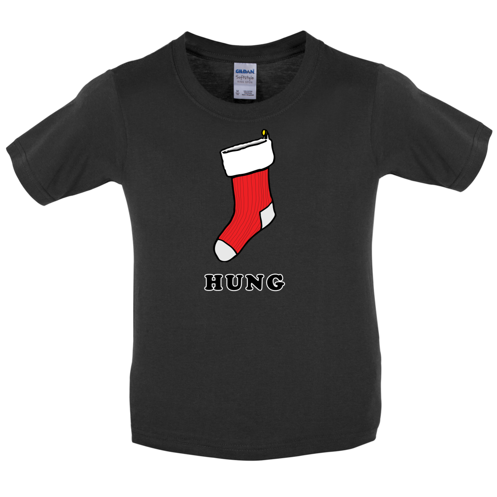 Hung Stocking Kids T Shirt