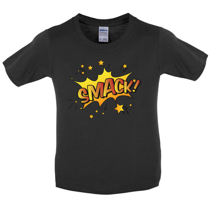 Smack! Word Art Kids T Shirt