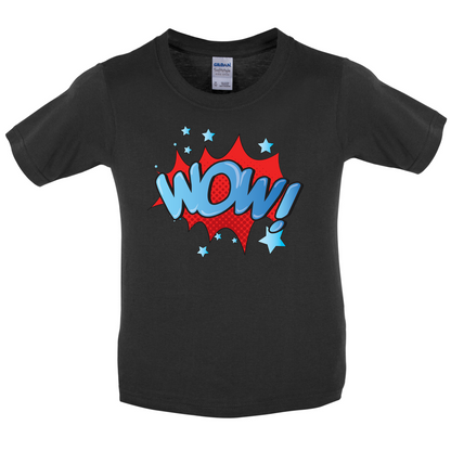 Wow! Word Art Kids T Shirt