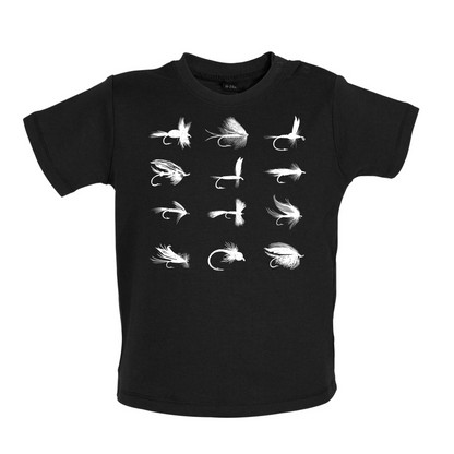 fly Fishing Flies Baby T Shirt