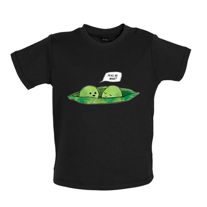 Peas Be Mine Baby T Shirt