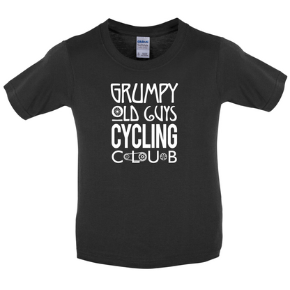 Grumpy Guys Cycling Club Kids T Shirt