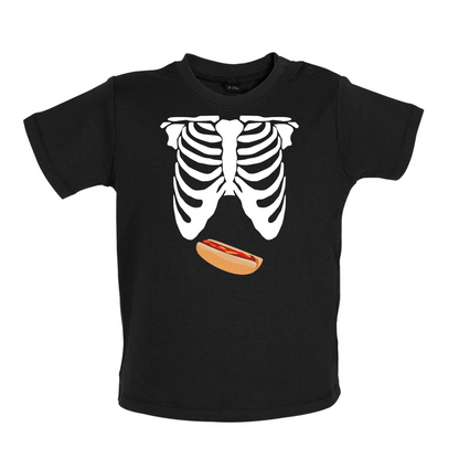 Hotdog Tummy Baby T Shirt