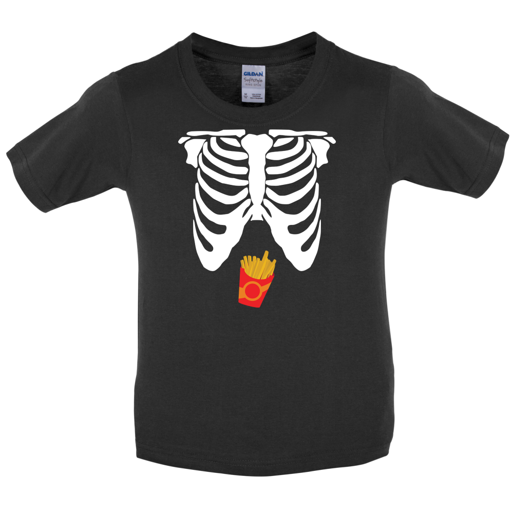 Fries Tummy Kids T Shirt