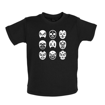 Lucha Masks  Baby T Shirt