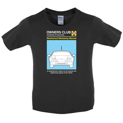 Car Owners Manual 928 Turbo Kids T Shirt