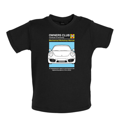 Car Owners Manual 911 Baby T Shirt