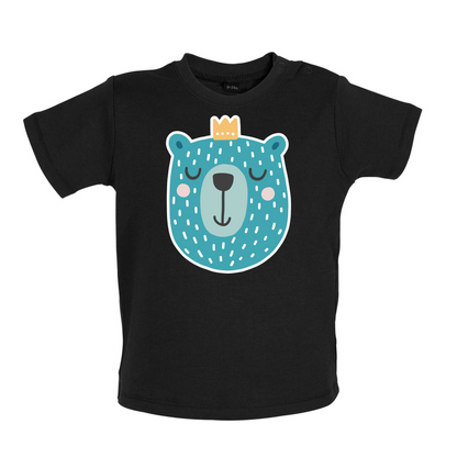 Smiley Face Bear Baby T Shirt