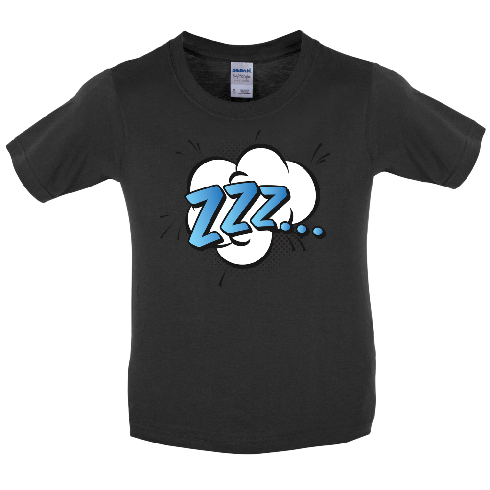 Zzz! Word Art Kids T Shirt