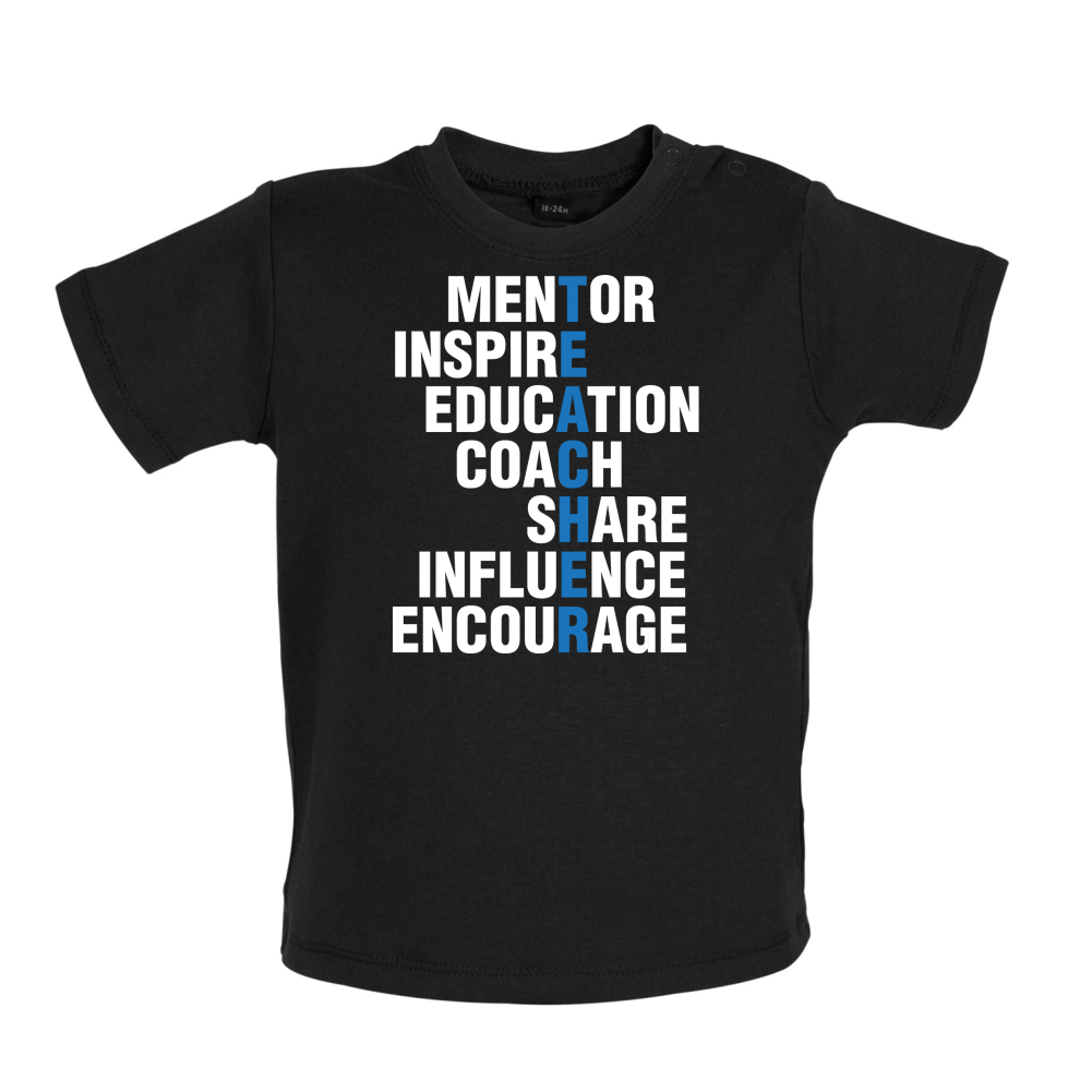 Teacher Quote Baby T Shirt
