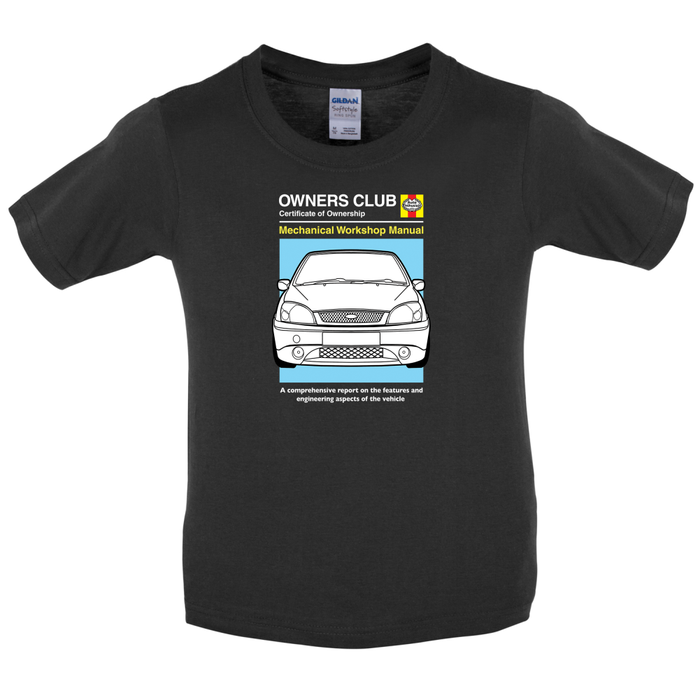 Car Owners Manual Ford Fiesta Kids T Shirt