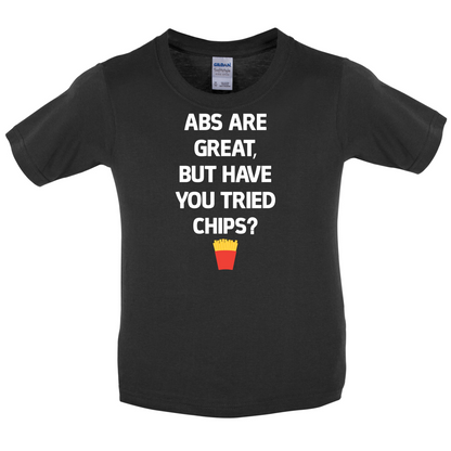 Abs Are Great, Chips Kids T Shirt