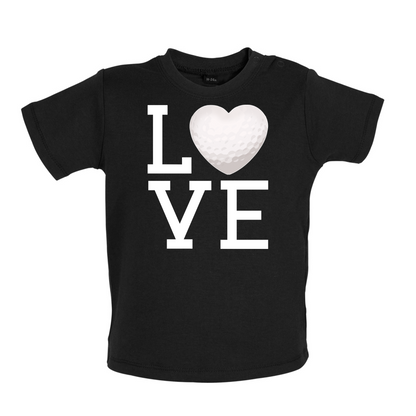 I Love Golf Baby T Shirt