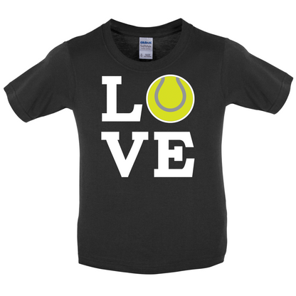 Love Tennis Kids T Shirt