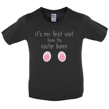 First Visit From The Eater Bunny Kids T Shirt