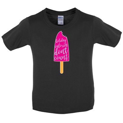 Holiday Calories Don't Count Kids T Shirt