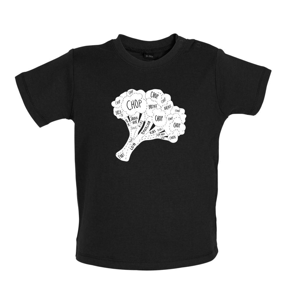 Butcher Broccoli Diagram Baby T Shirt