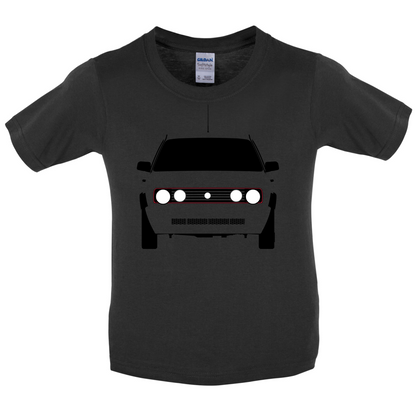 Golf GTI MK2 - Minimal Kids T Shirt
