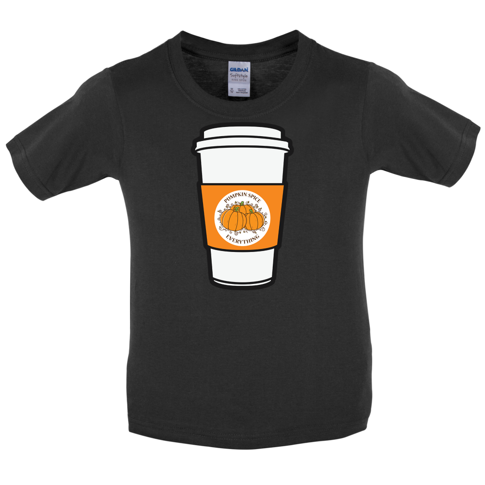 Pumpkin Spice Everything Kids T Shirt
